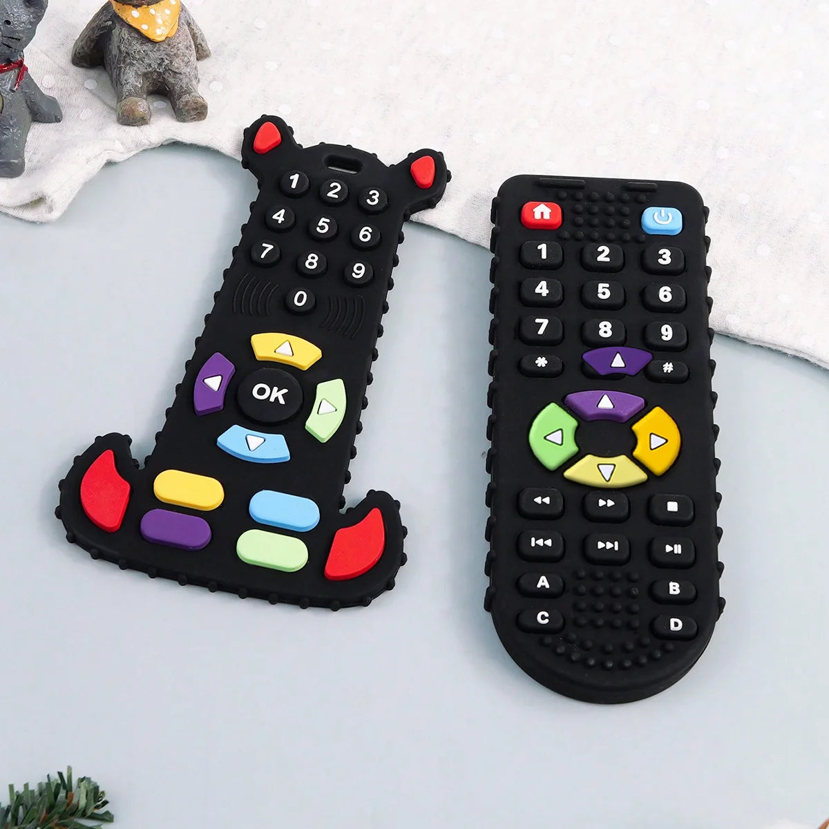 Silicone Remote Control Baby Teether Toy
