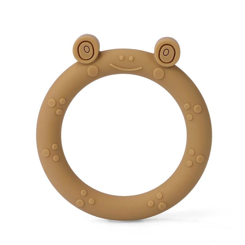 Multicolor Silicone Teething Ring for Infants