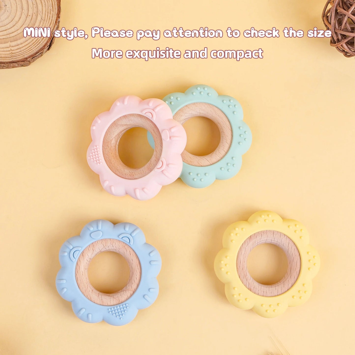 Baby Silicone Lion Teething Necklace Pendant