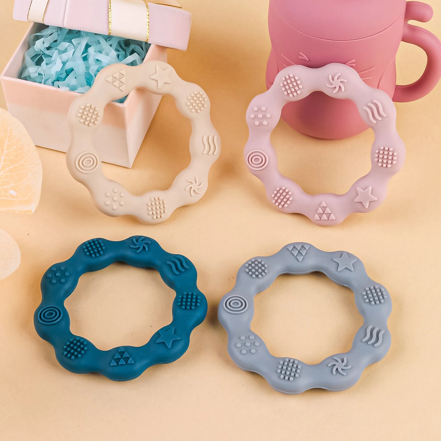 Baby Silicone Pacifier Relief Teether Toy