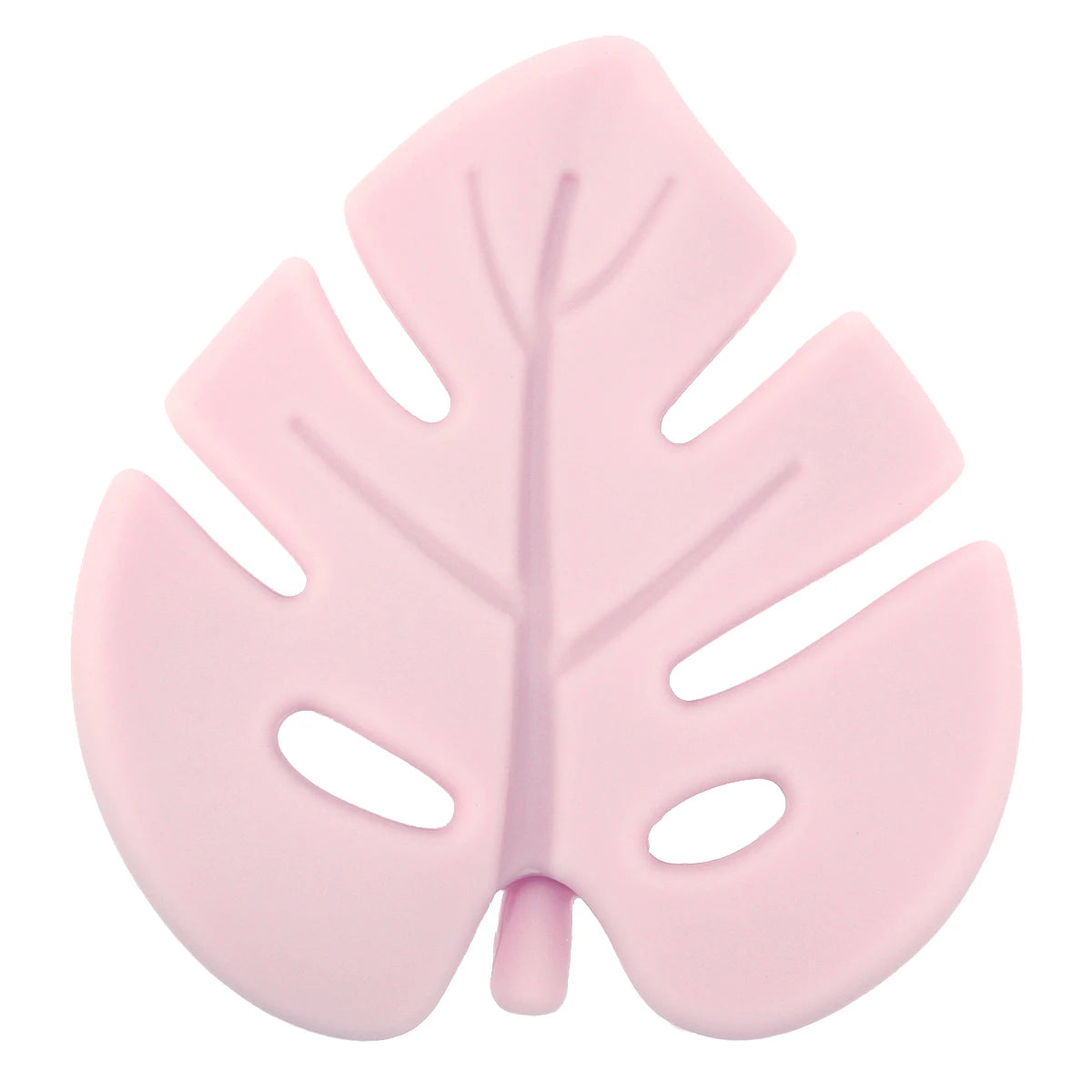 Silicone Leaf Baby Teether Rattle