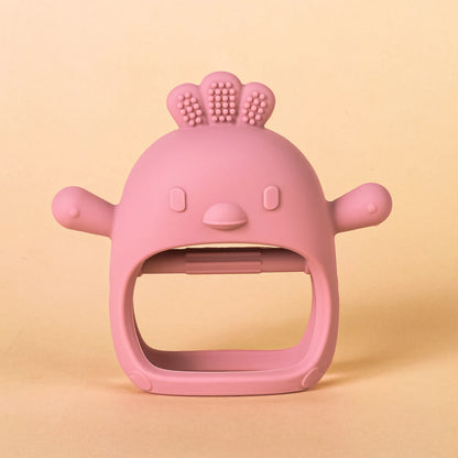 Silicone Chick Teething Gloves for Infants