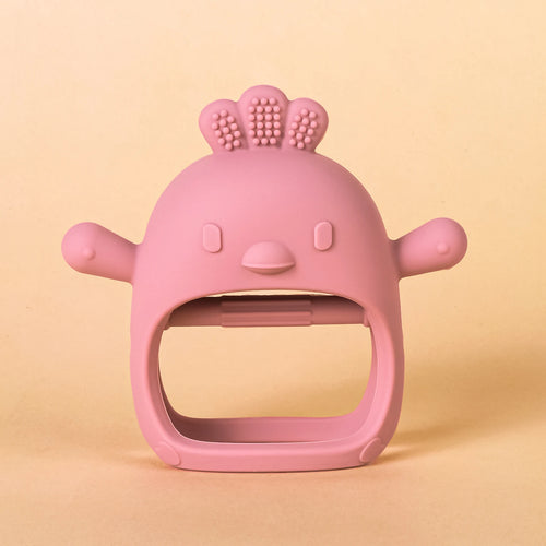 Silicone Chick Teething Gloves for Infants