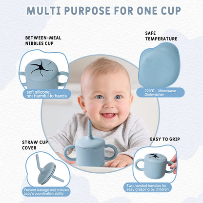 Baby Silicone Feeding Tableware Complete Set