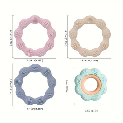 Baby Silicone Pacifier Relief Teether Toy