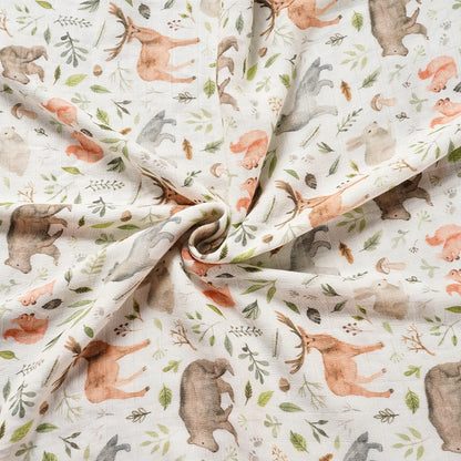 Digital Print Muslin Swaddle Blanket Gift Box