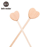 Wooden Star Magic Wand Beech Teething Toy Montessori Gift