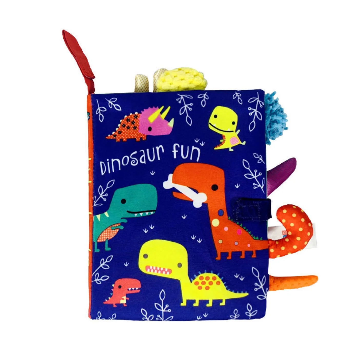 Baby Tail Cloth Book Early Learning Interactive Soft Book 0–36 Months