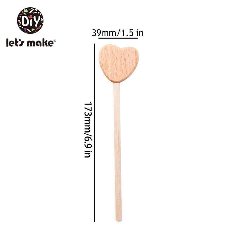Wooden Star Magic Wand Beech Teething Toy Montessori Gift