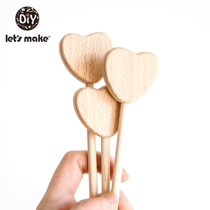 Wooden Star Magic Wand Beech Teething Toy Montessori Gift