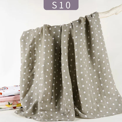 Muslin Swaddle Baby Receiving Blanket Cotton Infant Quilt