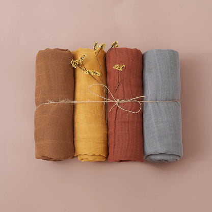 Multi Functional Muslin Swaddle Blanket Set for Newborn