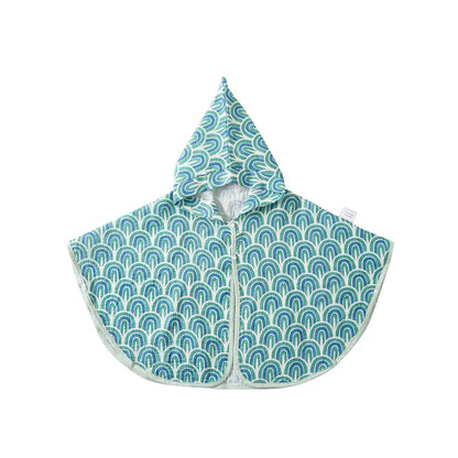Cotton Muslin Hooded Baby Bath Towel Infant Swaddle