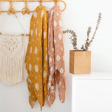 Bamboo Cotton Muslin Baby Swaddle Blanket Quilt