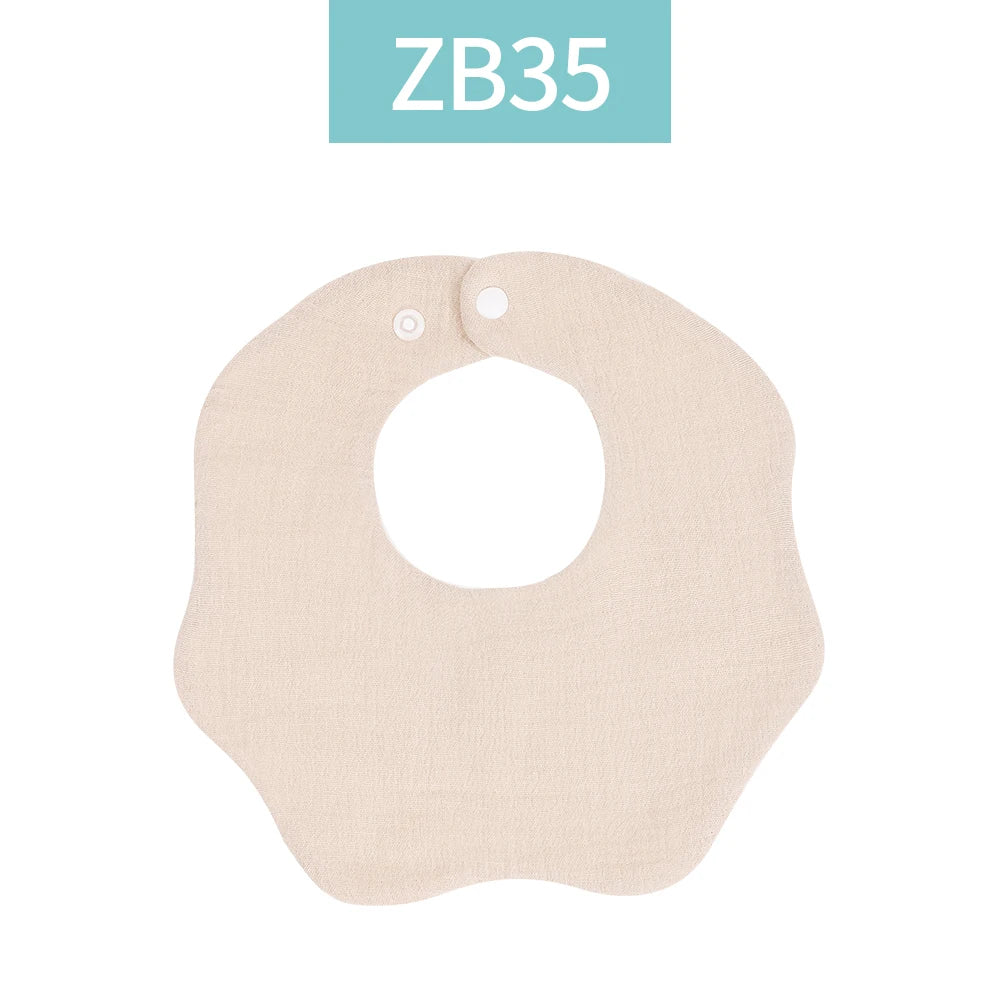 Crepe Cotton Muslin Baby Feeding Bib and Burp Cloth
