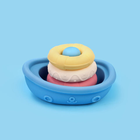 Silicone Floating Boat Bath Toys for Toddlers