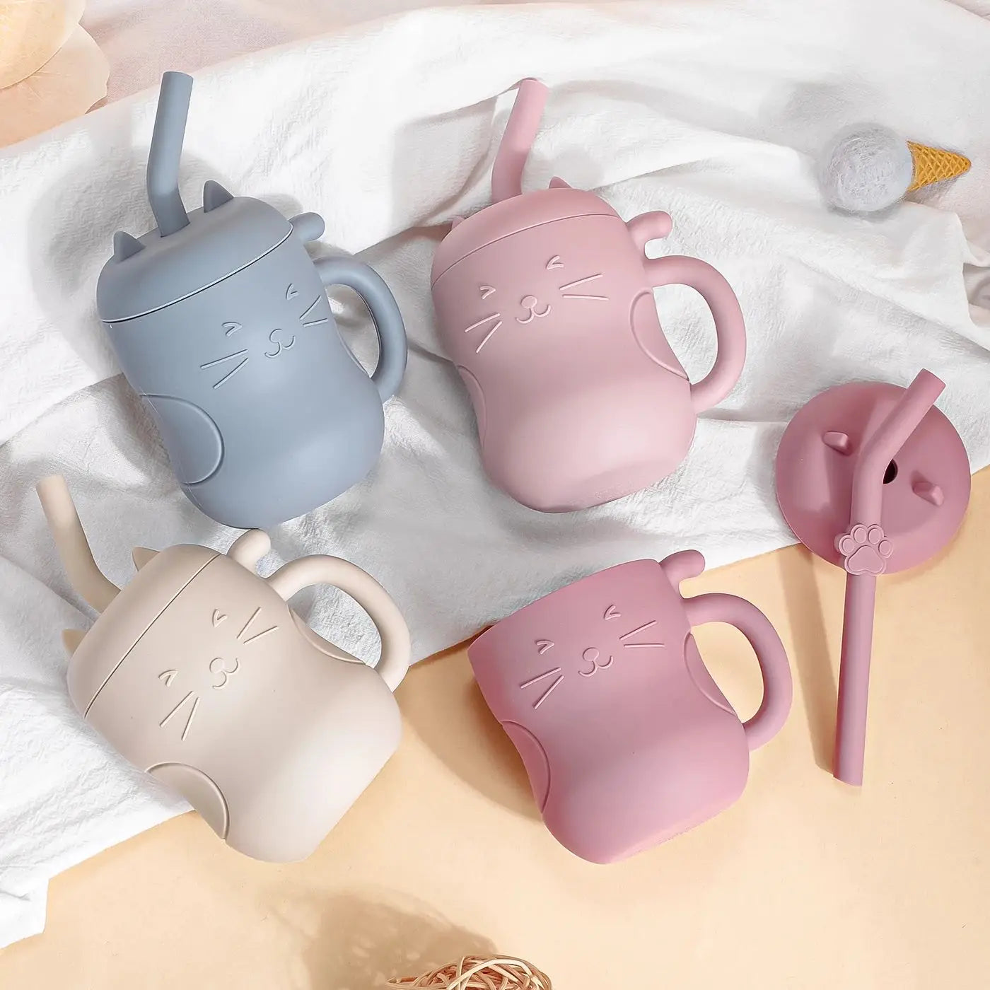 Baby Silicone Training Cup with Handle