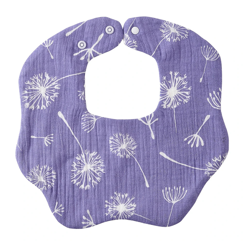 Crepe Cotton Muslin Baby Feeding Bib and Burp Cloth