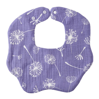 Crepe Cotton Muslin Baby Feeding Bib and Burp Cloth