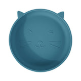 Silicone Baby Plate Cartoon Cat Feeding Bowl Kids Dishes