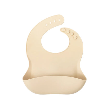 Silicone Baby Bib Waterproof Soft Feeding Burp Cloth