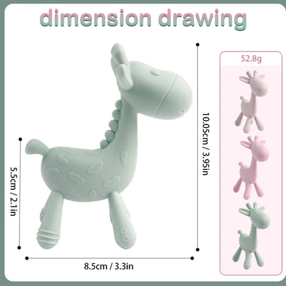 Baby Silicone Teether Cute Deer Design