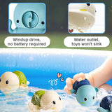 Turtle Bath Toys Clockwork Swimming Toys for Toddlers