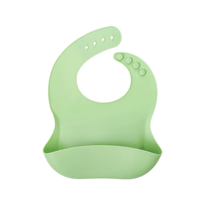 Silicone Baby Bib Waterproof Soft Feeding Burp Cloth