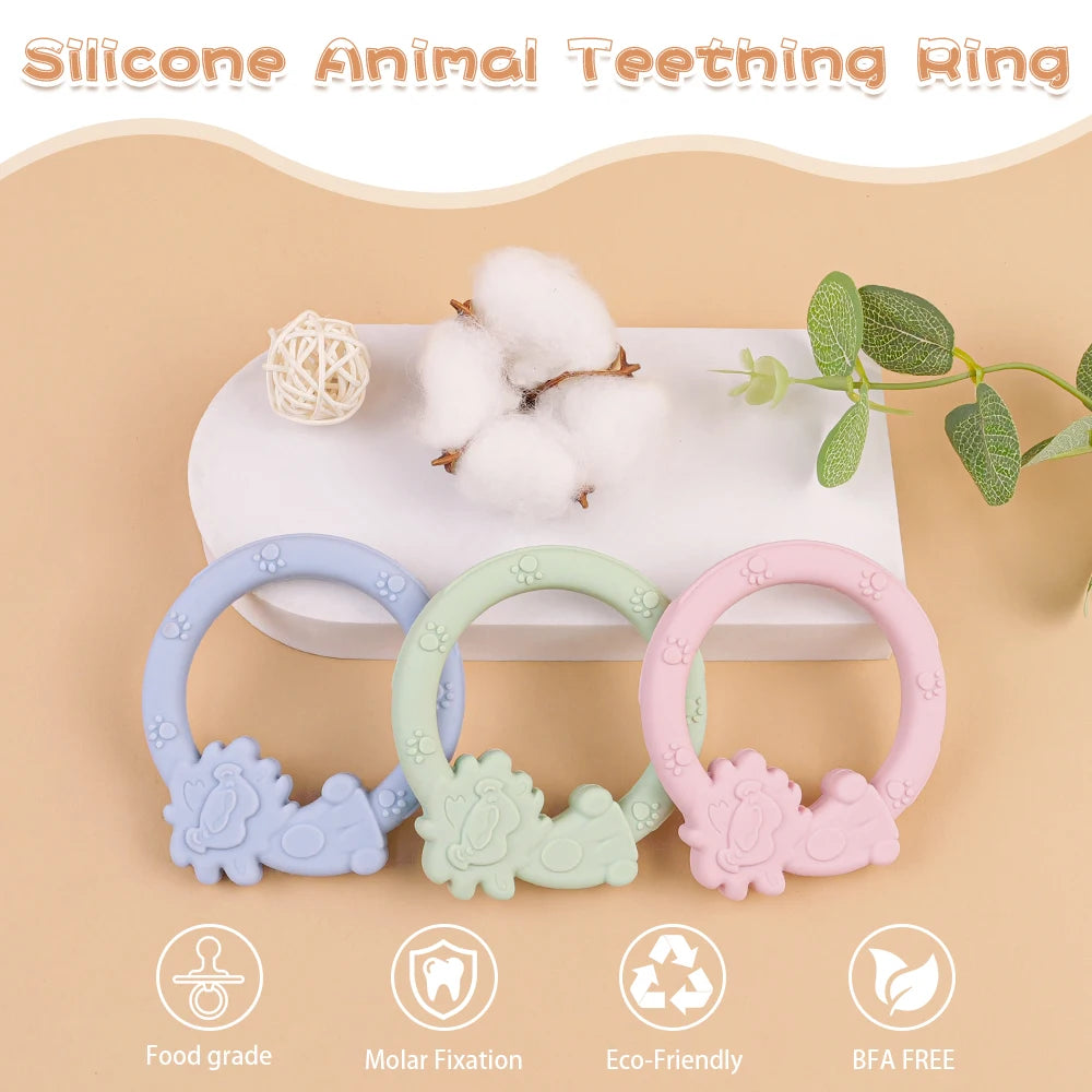 Baby Silicone Teething Ring Bracelet Toy