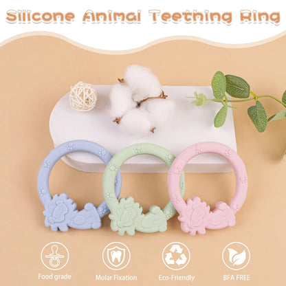 Baby Silicone Teething Ring Bracelet Toy