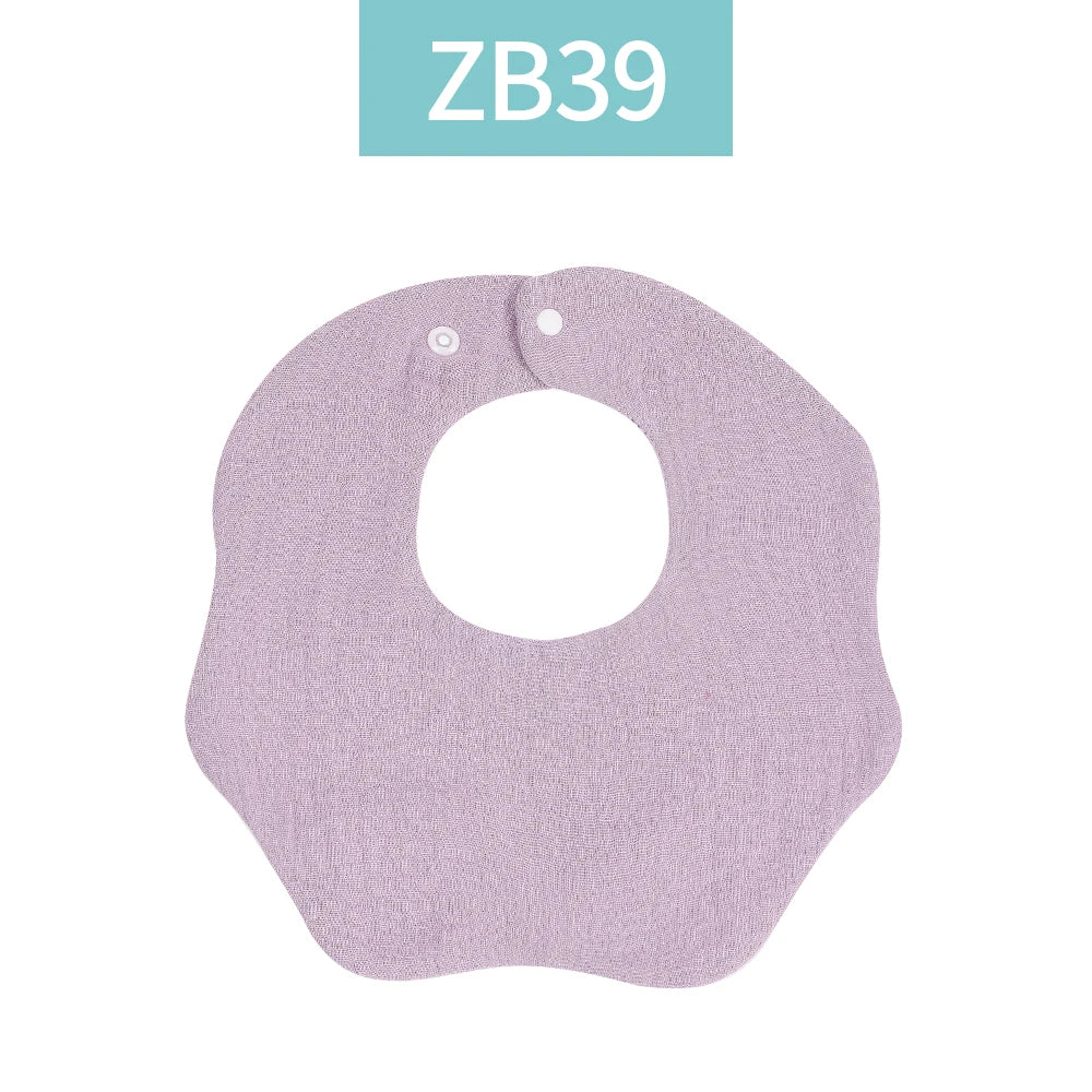 Crepe Cotton Muslin Baby Feeding Bib and Burp Cloth