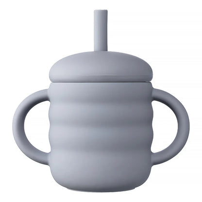 Silicone Baby Drinking Cup Portable Learning Hand Grip
