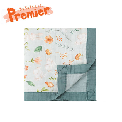 Thicker Bamboo Cotton Muslin Swaddle Baby Quilt