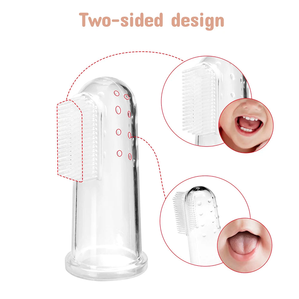 Baby Silicone Finger Toothbrush Set
