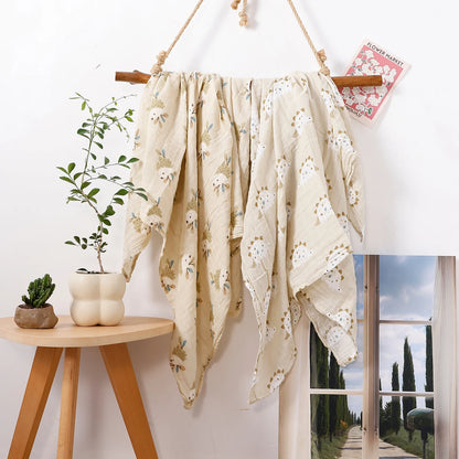 All Season Muslin Swaddle Multi Design Infant Quilt