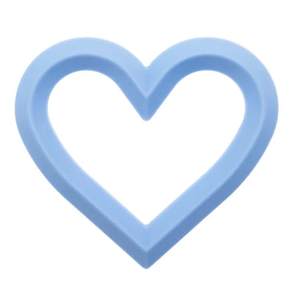 Silicone Heart Baby Teether Toy