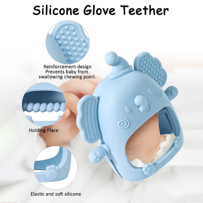 Silicone Animal Teether Toys for Infants