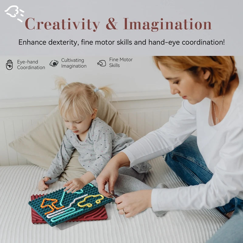 Sensory Activity Board Calm Down Toy for Anxiety Relief