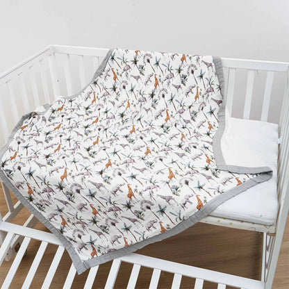 Thicker Bamboo Cotton Muslin Swaddle Baby Quilt