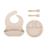 Colorful Baby Silicone Feeding Tableware Set