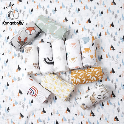 Muslin Swaddle Baby Receiving Blanket Cotton Infant Quilt