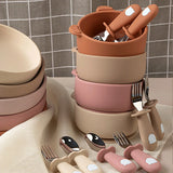 Baby Silicone Suction Bowl and Spoon Set