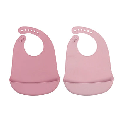 Easy Clean Baby Silicone Eating Bibs