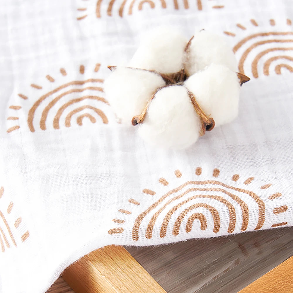 Multi Functional Muslin Swaddle Blanket Set for Newborn