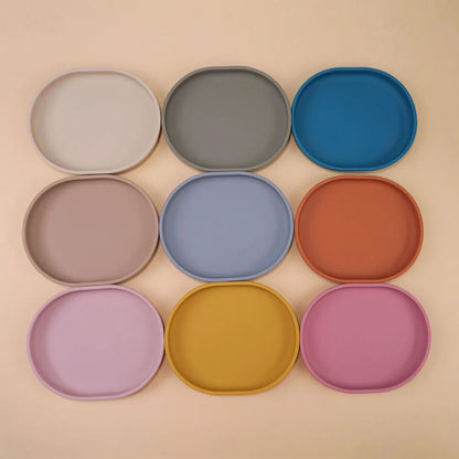 Baby Silicone Cartoon Suction Plate