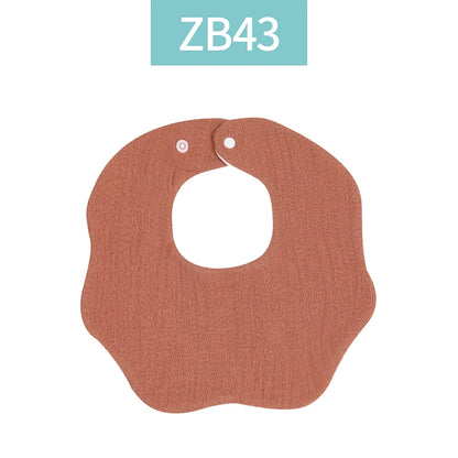 Crepe Cotton Muslin Baby Feeding Bib and Burp Cloth