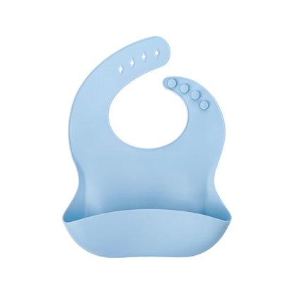 Silicone Baby Bib Waterproof Soft Feeding Burp Cloth