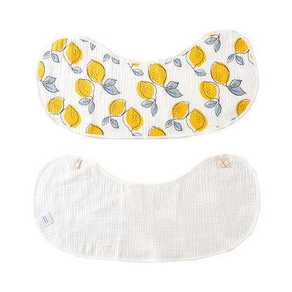 Breathable Cotton Muslin Baby Bib and Burp Cloth