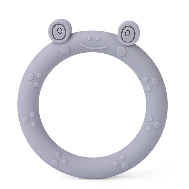 Multicolor Silicone Teething Ring for Infants