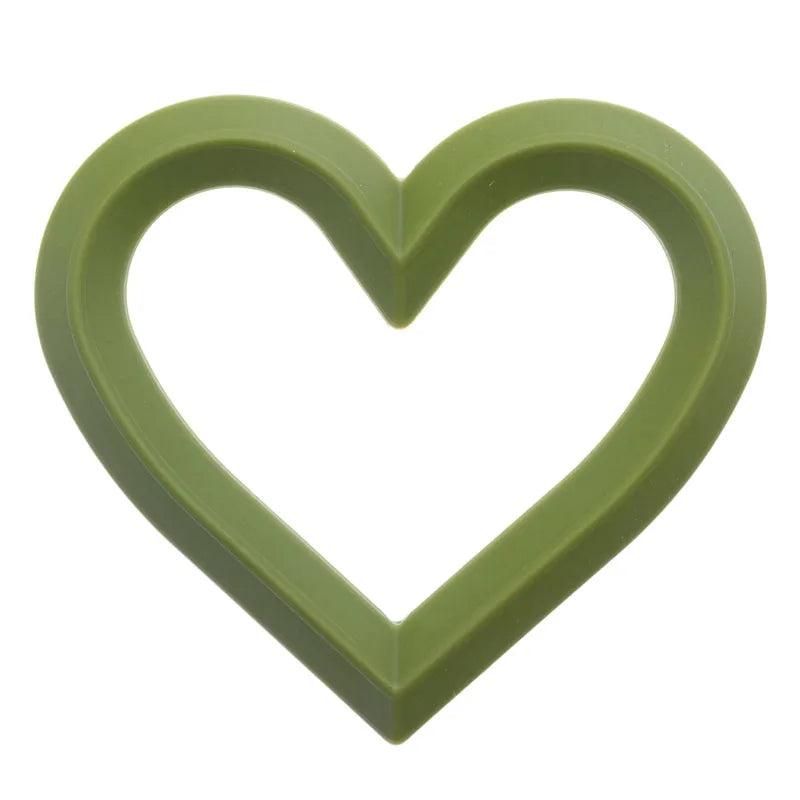 Silicone Heart Baby Teether Toy
